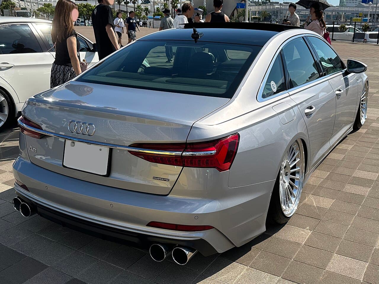 Audi A6 45 TFSI quattro, rear view
