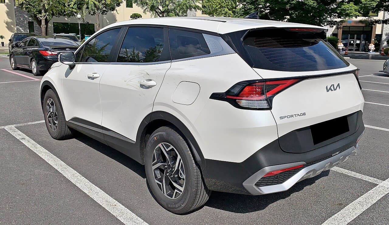 Kia Sportage GT-Line, rear view